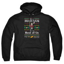 Load image into Gallery viewer, Seinfeld Festive Festivus Mens Hoodie Black
