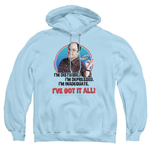 Load image into Gallery viewer, Seinfeld George All Mens Hoodie Light Blue

