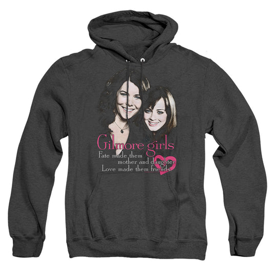 Gilmore Girls Title Heather Mens Hoodie Black