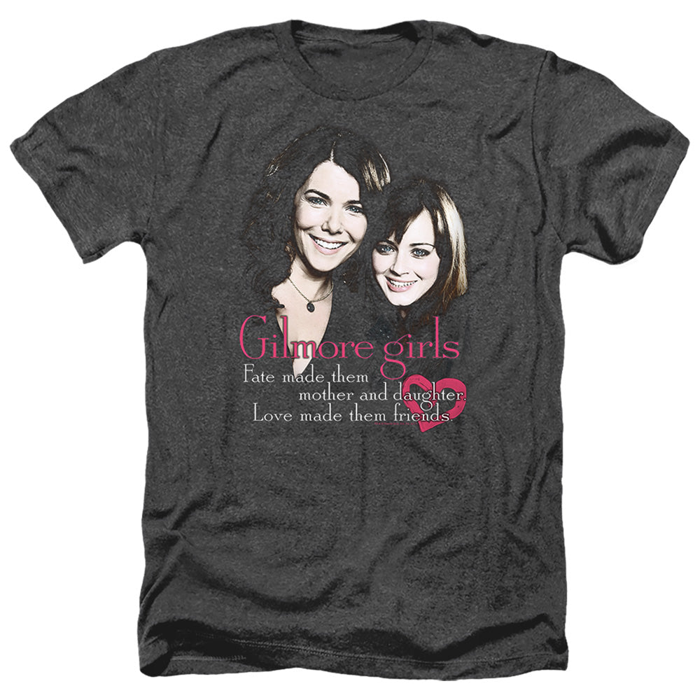 Gilmore Girls Title Heather Mens T Shirt Black