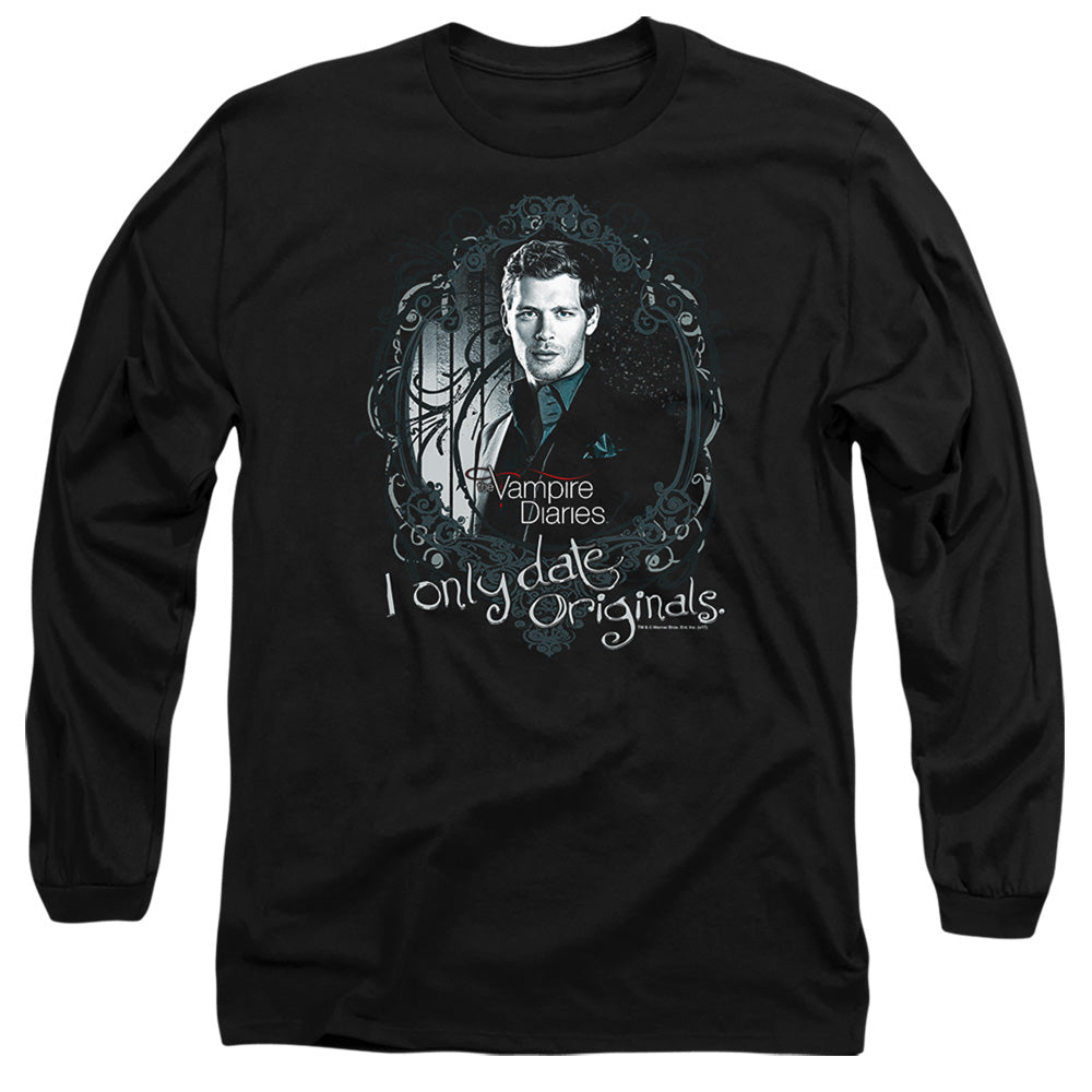 Vampire Diaries Originals Mens Long Sleeve Shirt Black Officially Licensed
