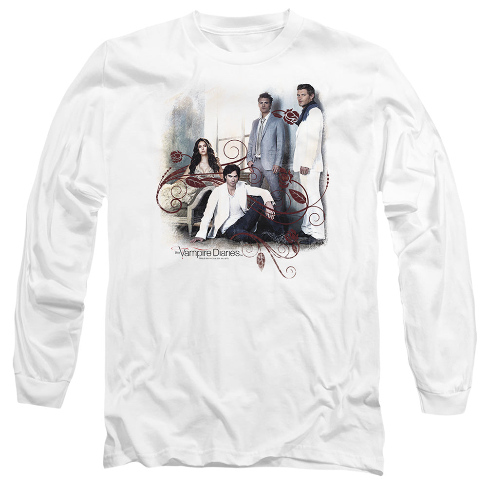 Vampire Diaries 3 + 1 - L S Adult 18 1 - White - Xl