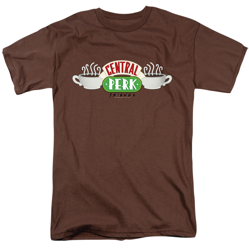 Friends Central Perk Logo Mens T Shirt Coffee