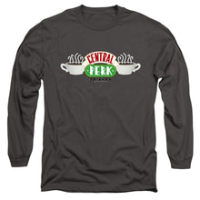 Load image into Gallery viewer, Friends Central Perk Logo Mens Long Sleeve Shirt Charcoal Officially Licensed
