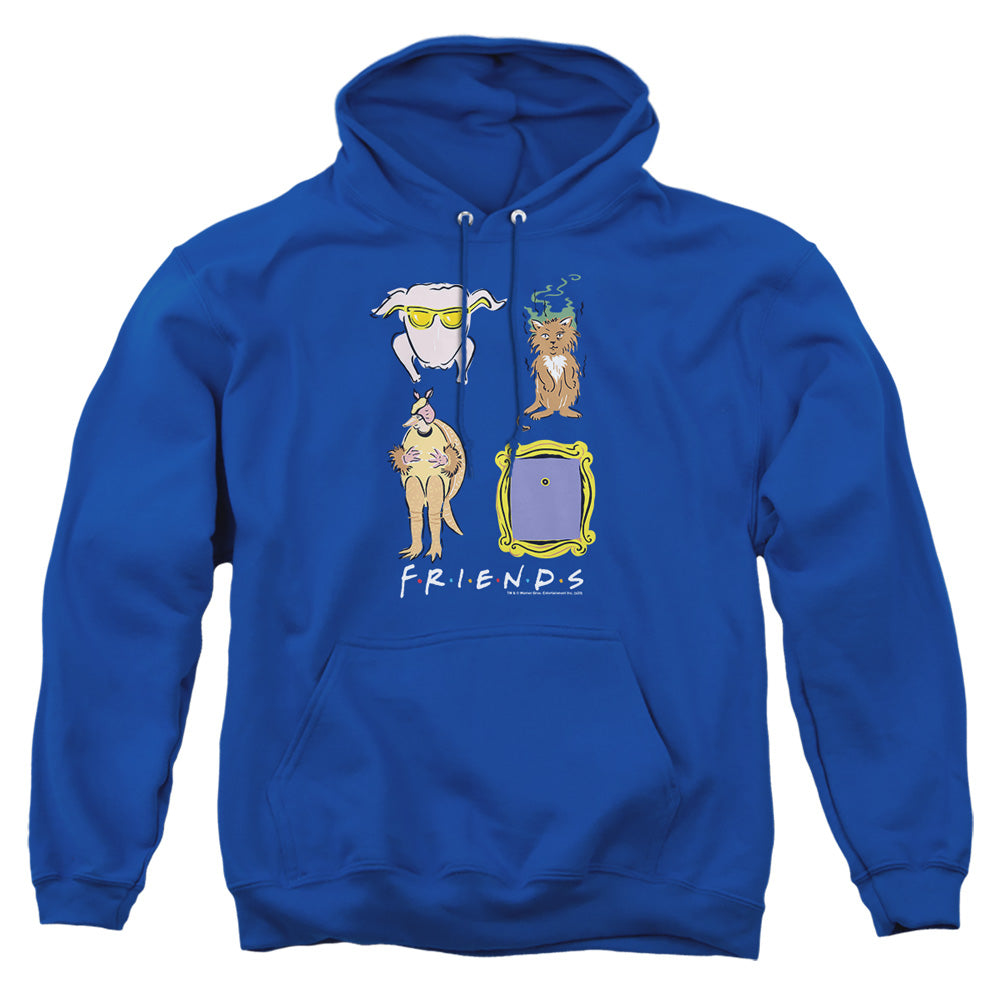 Friends Sybmols Mens Hoodie Royal