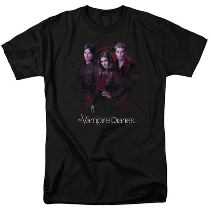 Vampire Diaries Company Of Three Mens T Shirt Black