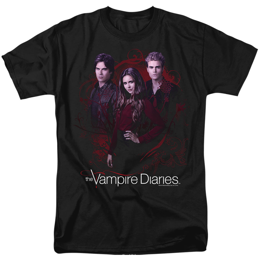 Vampire Diaries Company Of Three Mens T Shirt Black