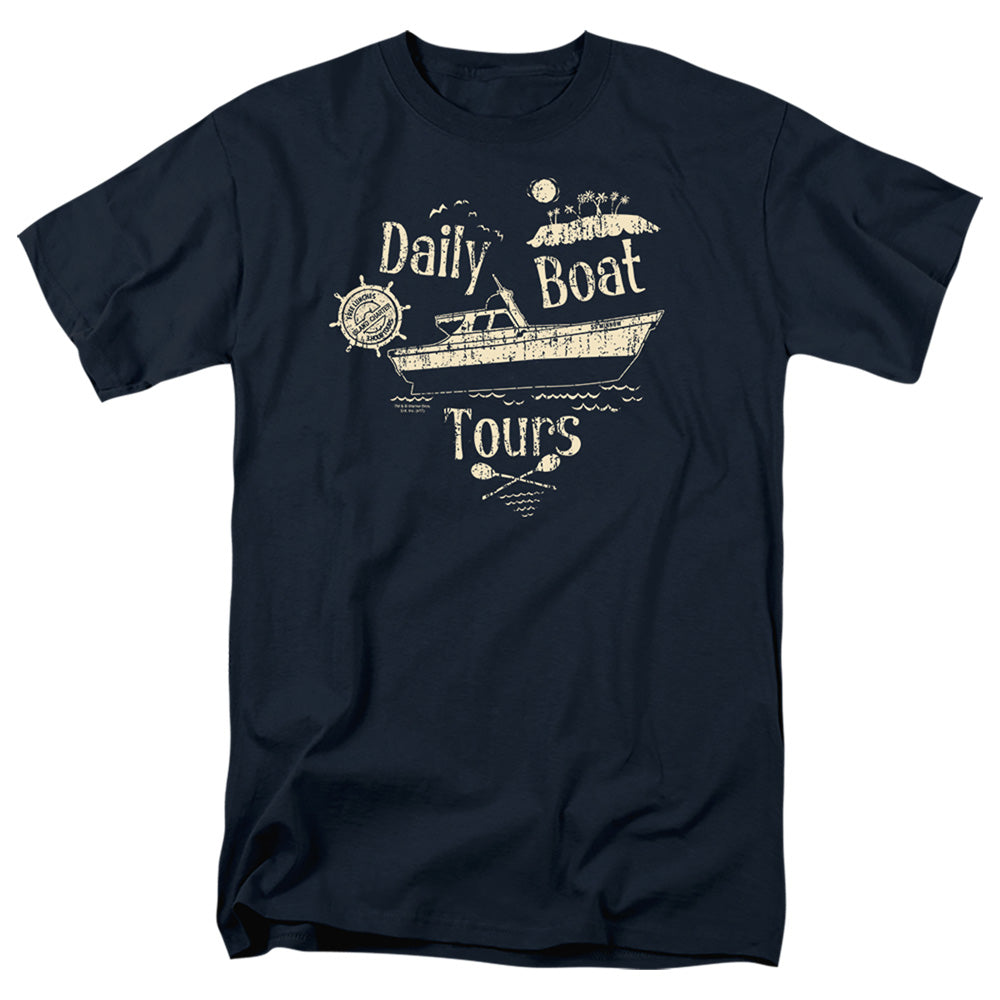 Gilligans Island Ss Minnow Mens T Shirt Navy
