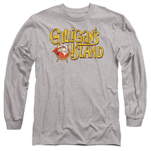 Load image into Gallery viewer, Gilligans Island Gilligans Logo Mens Long Sleeve Shirt Athletic Heather Officially Licensed
