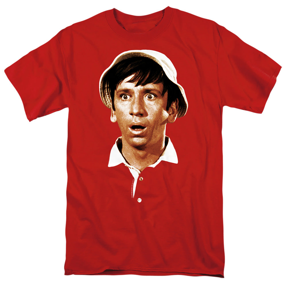 Gilligans Island Gilligans Head Mens T Shirt Red