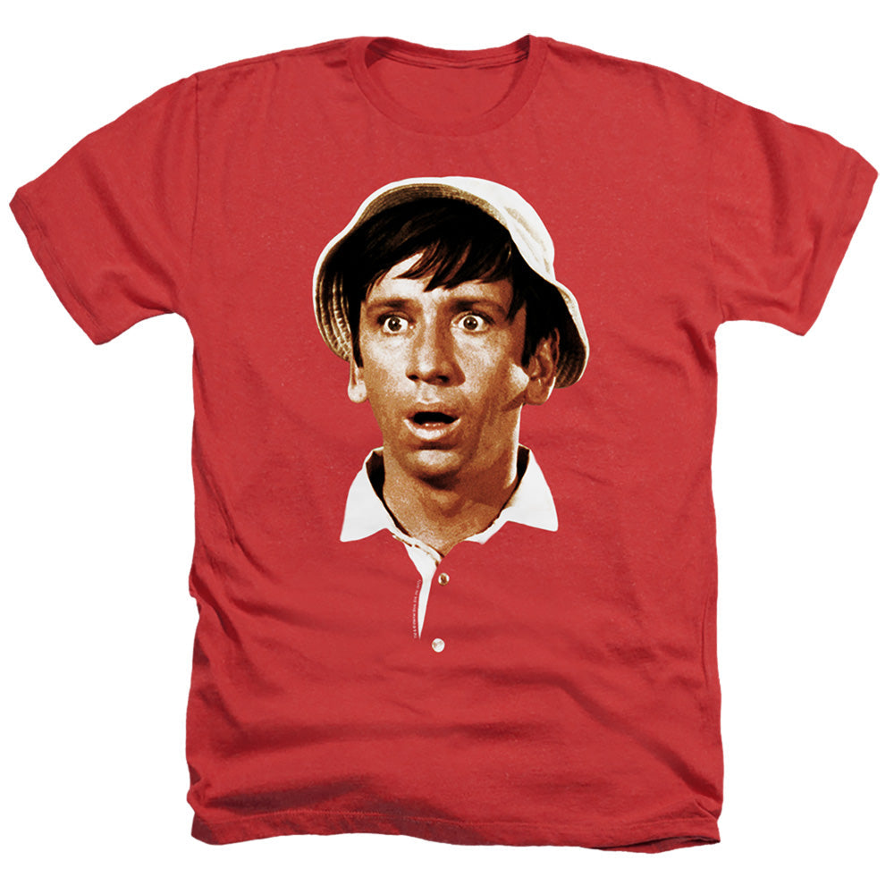 Gilligans Island Gilligans Head Heather Mens T Shirt Red