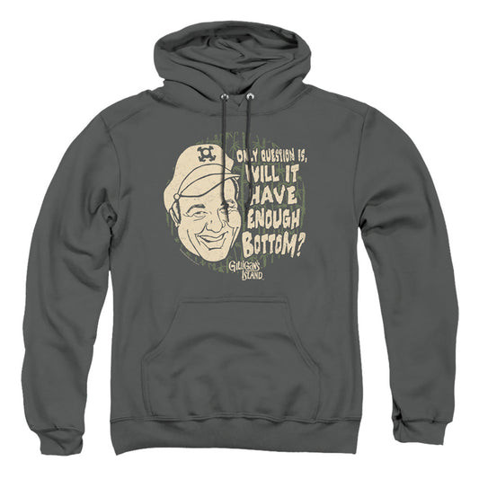 Gilligans Island Enough Bottom Mens Hoodie Charcoal
