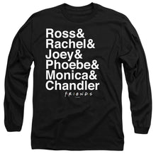 Load image into Gallery viewer, Friends Chanandler Bong Mens Long Sleeve Shirt Black Officially Licensed
