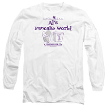 Load image into Gallery viewer, Gilmore Girls Als Pancake World Mens Long Sleeve Shirt White Officially Licensed
