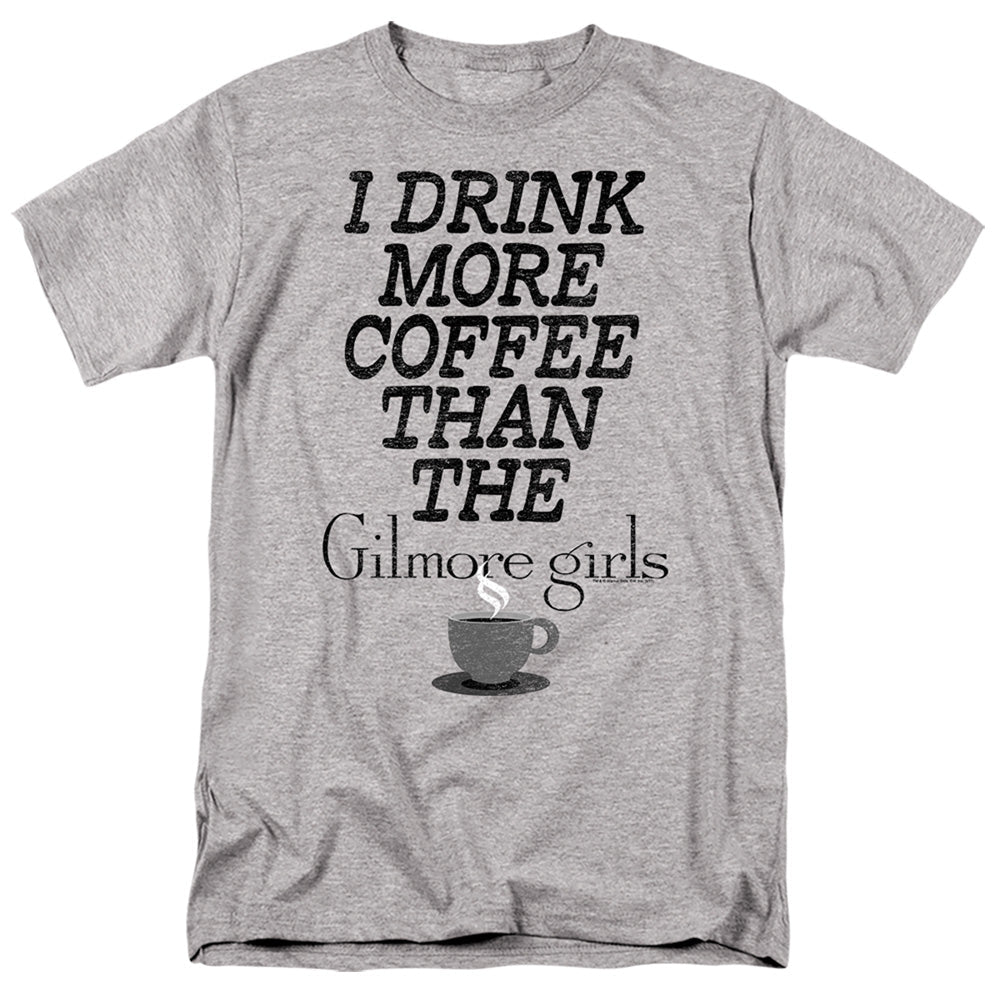Gilmore Girls More Coffee Mens T Shirt Athletic Heather