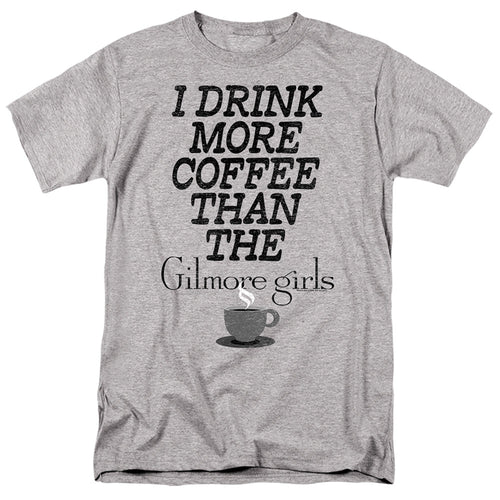 Gilmore Girls More Coffee Mens T Shirt Athletic Heather