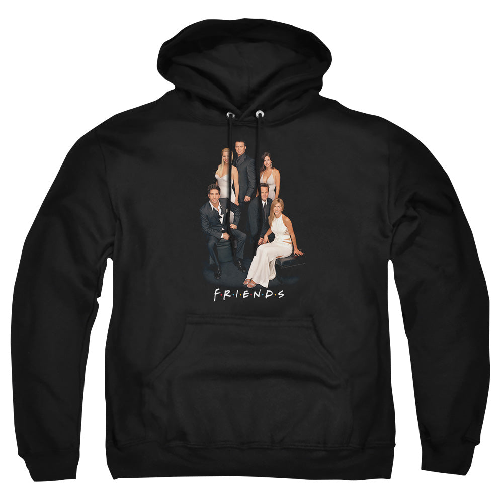 Friends Classy Mens Hoodie Black