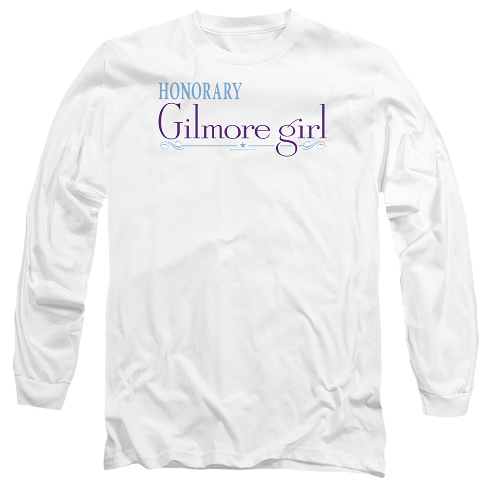Gilmore Girls Honorary Gilmore Girl Mens Long Sleeve Shirt White Officially Licensed