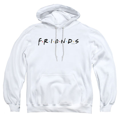 Friends Logo Mens Hoodie White