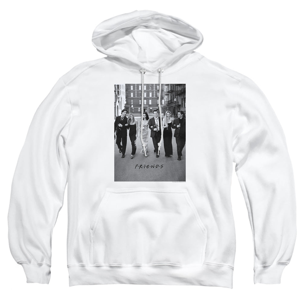 Friends Walk The Streets Mens Hoodie White