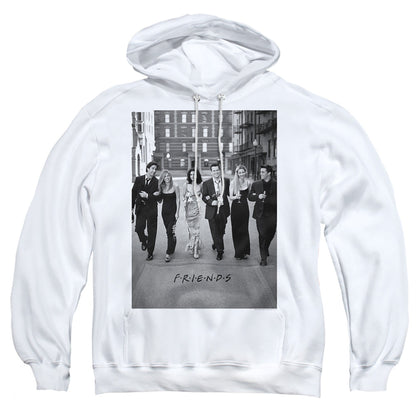 Friends Walk The Streets Mens Hoodie White