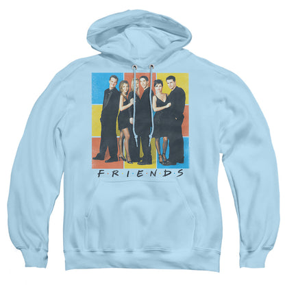Friends Color Block Of Friends Mens Hoodie Light Blue
