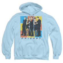 Load image into Gallery viewer, Friends Color Block Of Friends Mens Hoodie Light Blue
