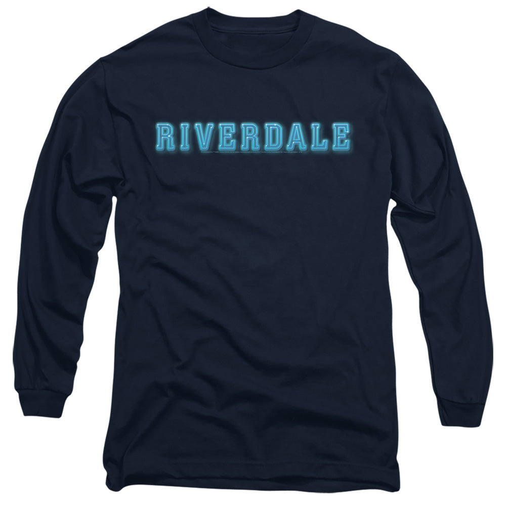 Riverdale Riverdale Logo Mens Long Sleeve Shirt Navy Officially Licensed