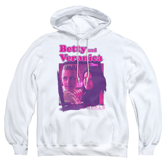 Riverdale Betty And Veronica Mens Hoodie White
