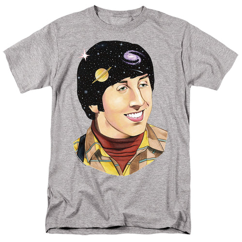 Big Bang Theory Howard Space Mens T Shirt Athletic Heather