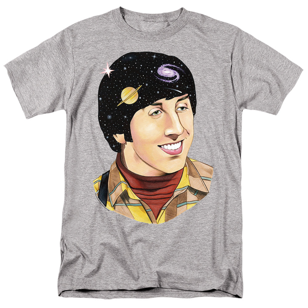 Big Bang Theory Howard Space Mens T Shirt Athletic Heather
