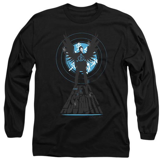 Supernatural Hey Ass Butt Mens Long Sleeve Shirt Black Officially Licensed