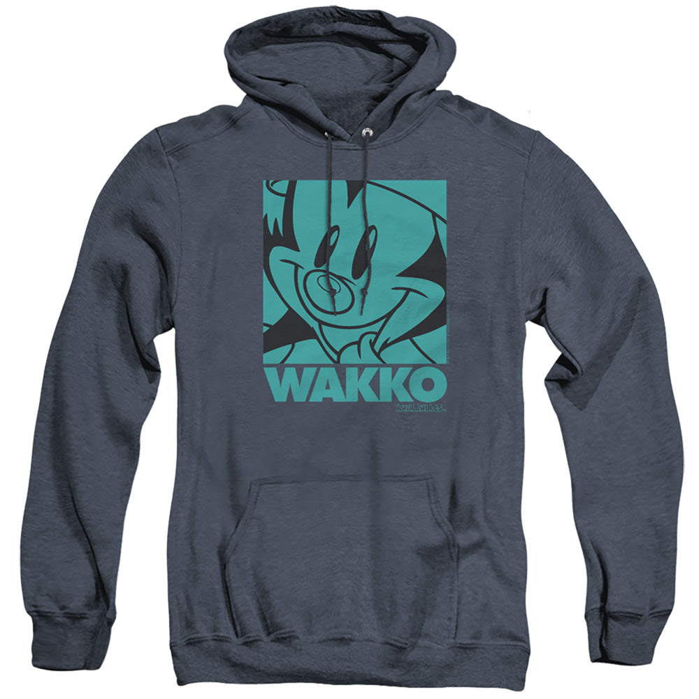 Animaniacs Pop Wakko Heather Mens Hoodie Navy