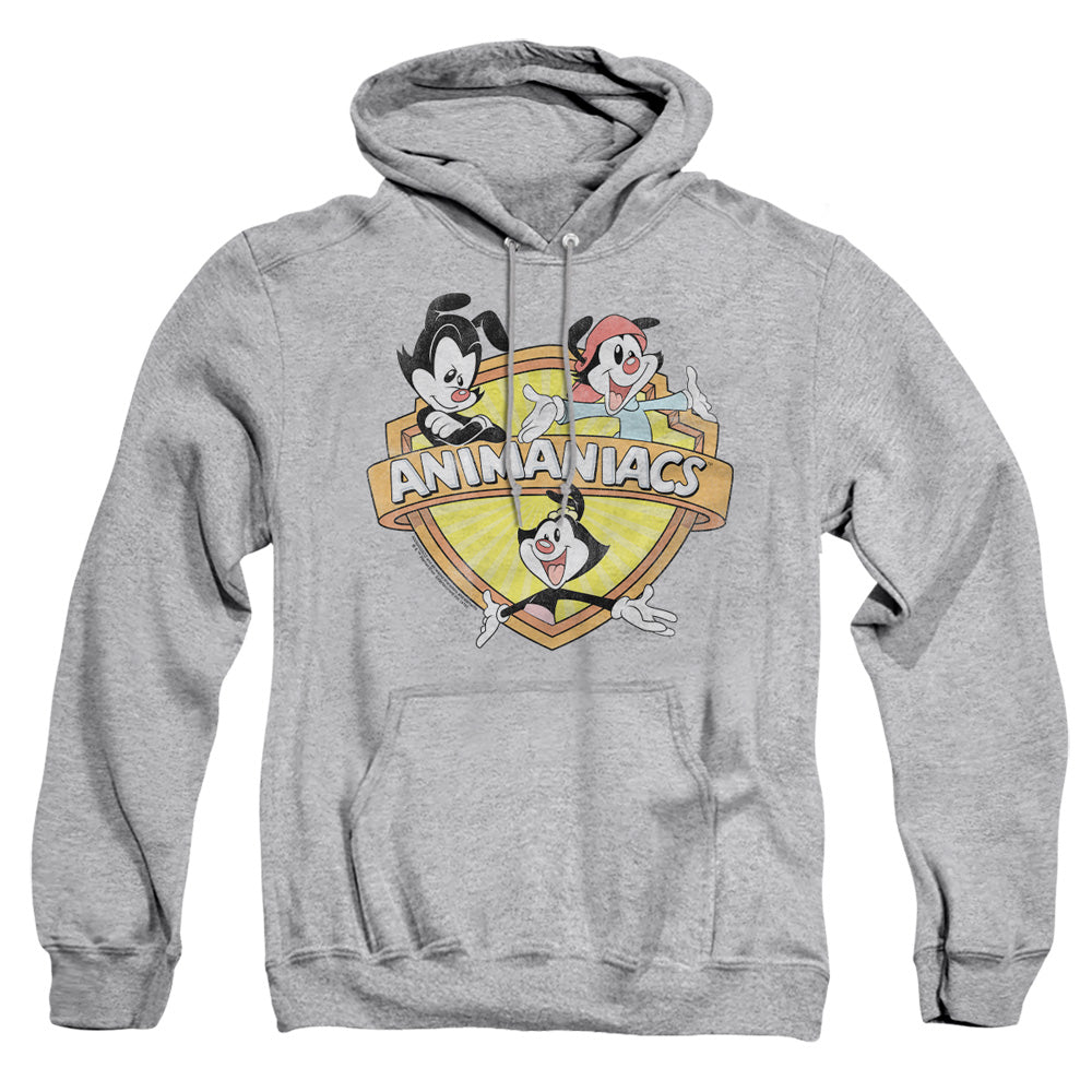 Animaniacs Shielded Animaniacs Mens Hoodie Athletic Heather