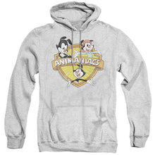 Load image into Gallery viewer, Animaniacs Shielded Animaniacs Mens Hoodie Athletic Heather
