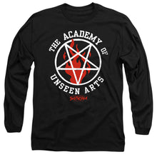 Load image into Gallery viewer, Chilling Adventures Of Sabrina Academy Of Unseen Arts Mens Long Sleeve Shirt Black Officially Licensed
