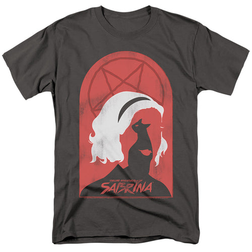 Chilling Adventures Of Sabrina Sabrina And Salem Mens T Shirt Charcoal