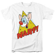 Load image into Gallery viewer, Pinky And The Brain Narf Mens T Shirt White

