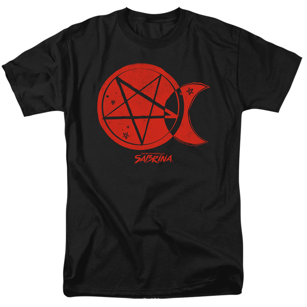 Chilling Adventures Of Sabrina Dark Moon Mens T Shirt Black