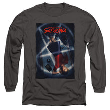Load image into Gallery viewer, Chilling Adventures Of Sabrina Sabrina Key Art Mens Long Sleeve Shirt Charcoal Officially Licensed
