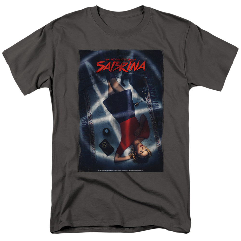 Chilling Adventures Of Sabrina Sabrina Key Art Mens T Shirt Charcoal