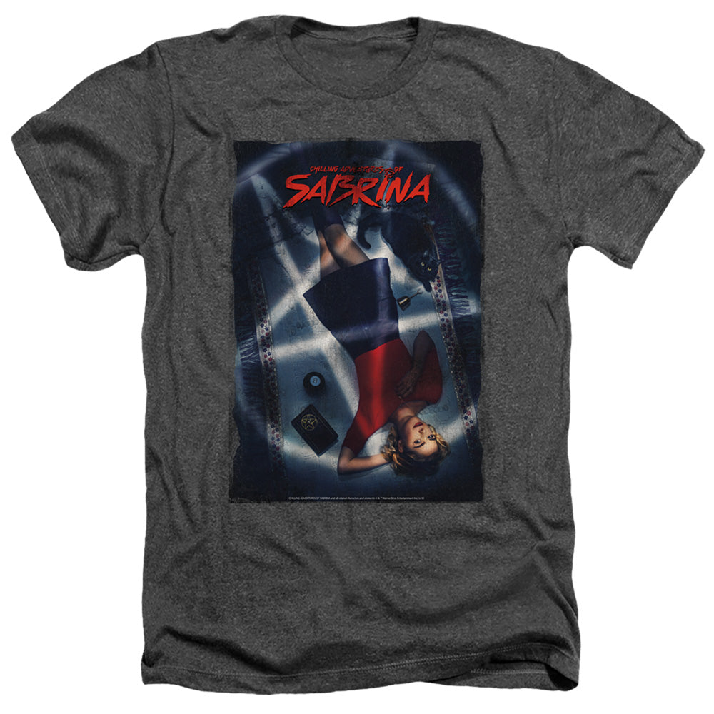 Chilling Adventures Of Sabrina Sabrina Key Art Heather Mens T Shirt Charcoal
