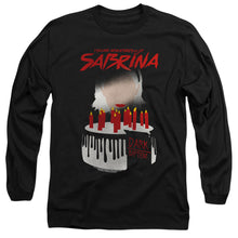 Load image into Gallery viewer, Chilling Adventures Of Sabrina Dark Baptism Mens Long Sleeve Shirt Black Officially Licensed
