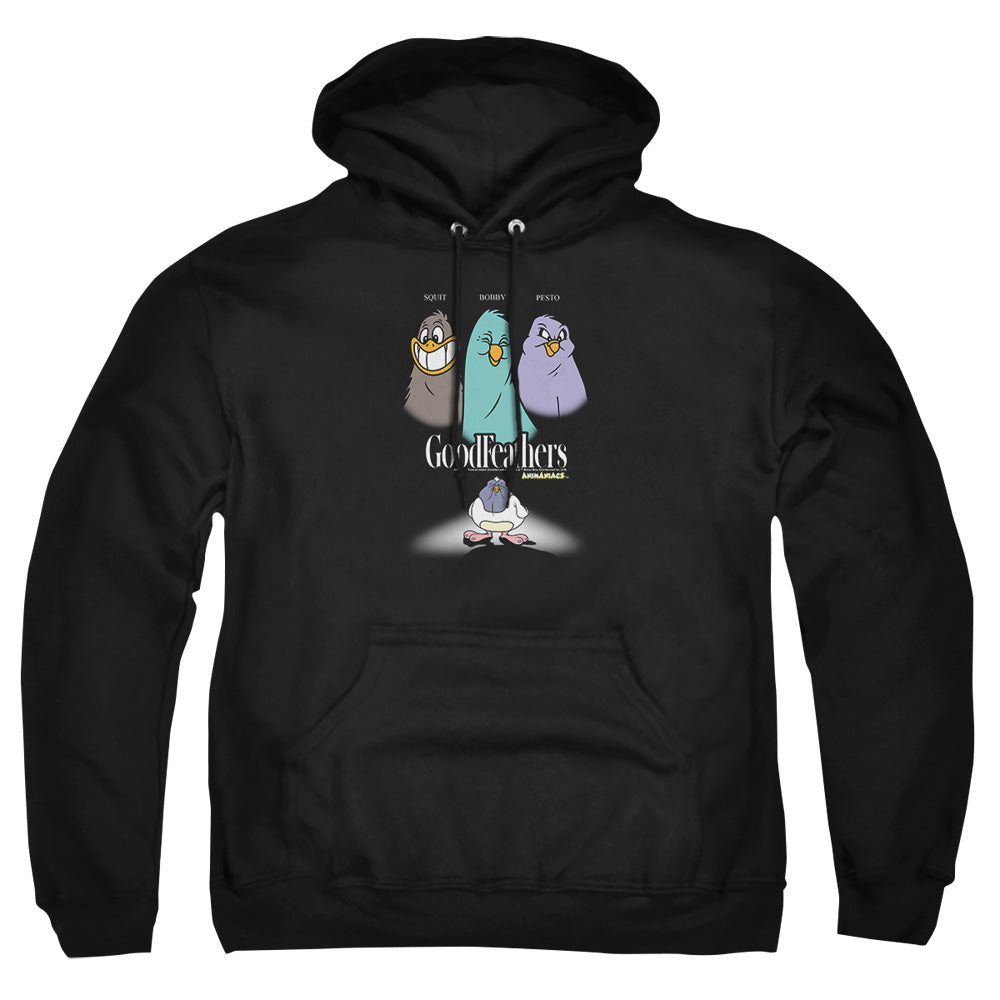 Animaniacs Goodfeathers Mens Hoodie Black