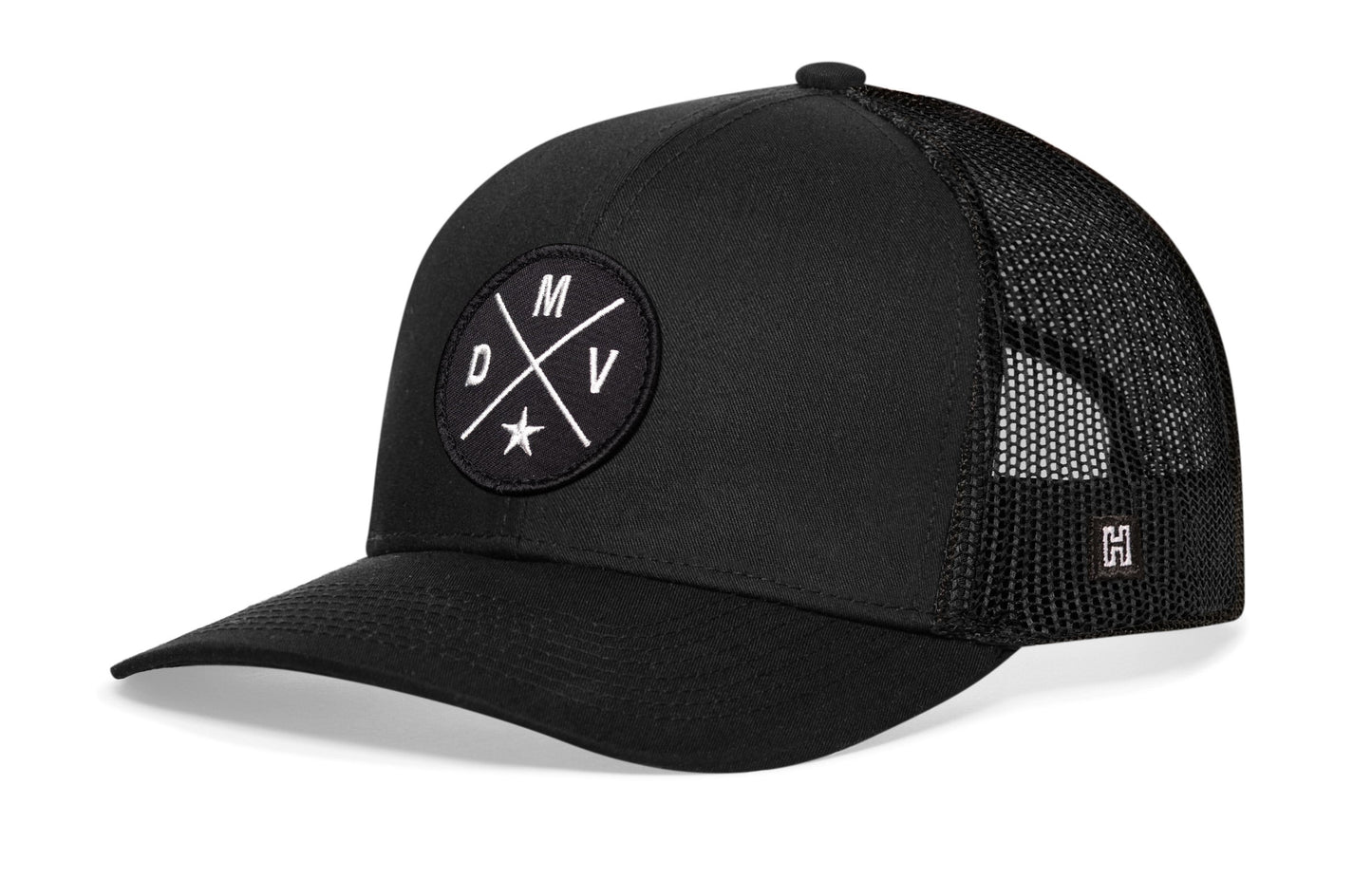 DC, Maryland, Virginia Trucker Haka Hat Black DMV Snapback
