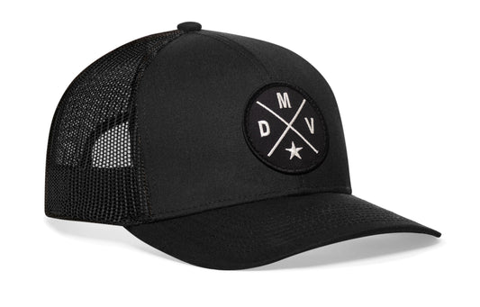 DC, Maryland, Virginia Trucker Haka Hat Black DMV Snapback
