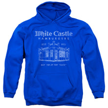 Load image into Gallery viewer, White Castle By The Sack Mens Hoodie Royal Blue
