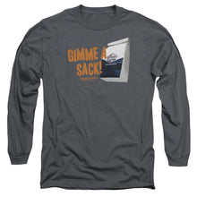 Load image into Gallery viewer, White Castle Gimmie A Sack Mens Long Sleeve Shirt Charcoal
