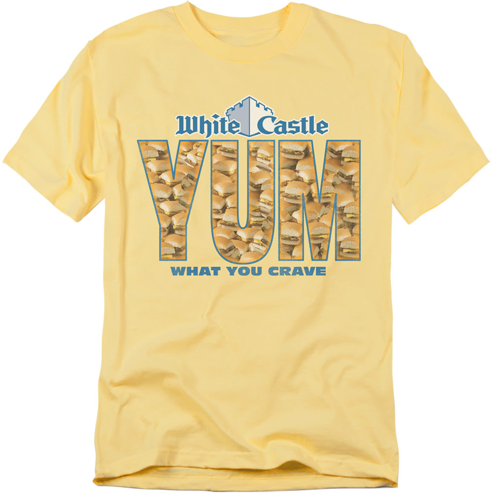 White Castle Yum Mens T Shirt Banana