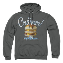 Load image into Gallery viewer, White Castle Craver Mens Hoodie Charcoal

